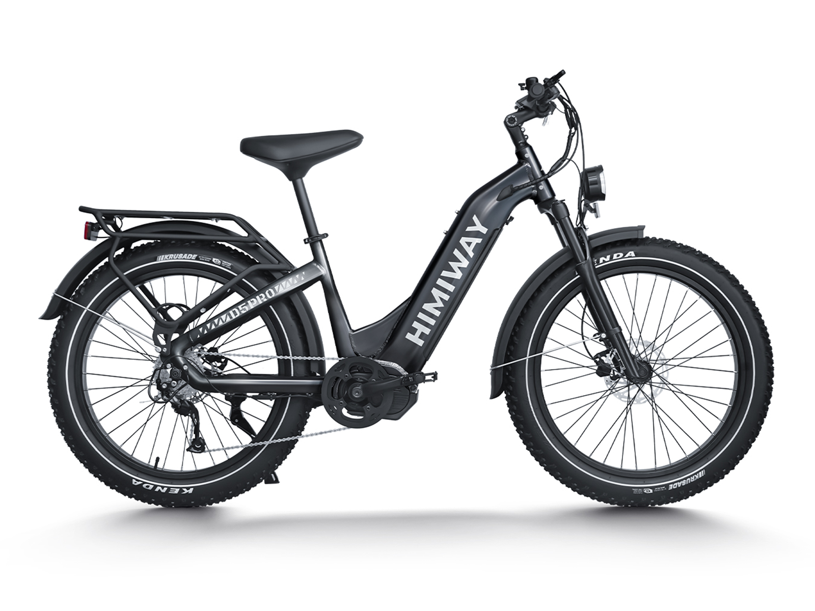 kenda electric bicycle Himiway D5Pro ST (Step-Thru) Mountain eBike| All-Terrain Electric Bike Green