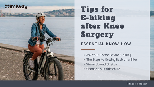 Tips for E-biking after Knee Surgery