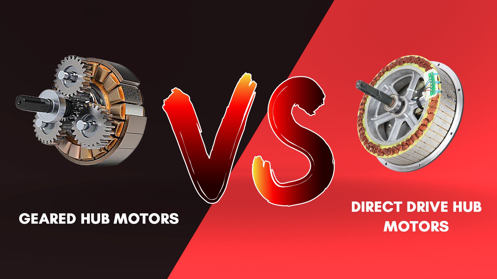 geared hub motor vs direct drive hub motor