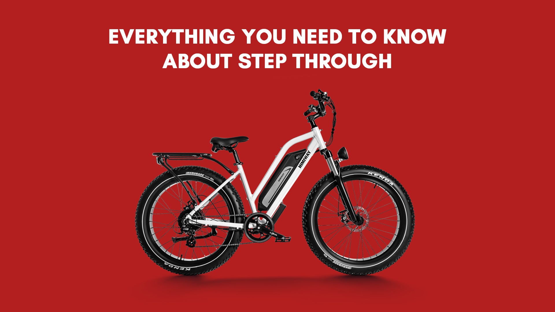 The knowledge about step through bikes and step over bikes