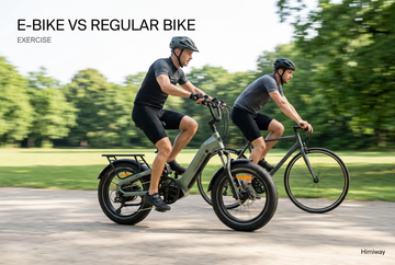 E-bike vs regular bike exercise