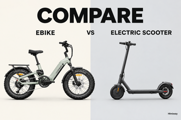 Compare ebike and electric scooter