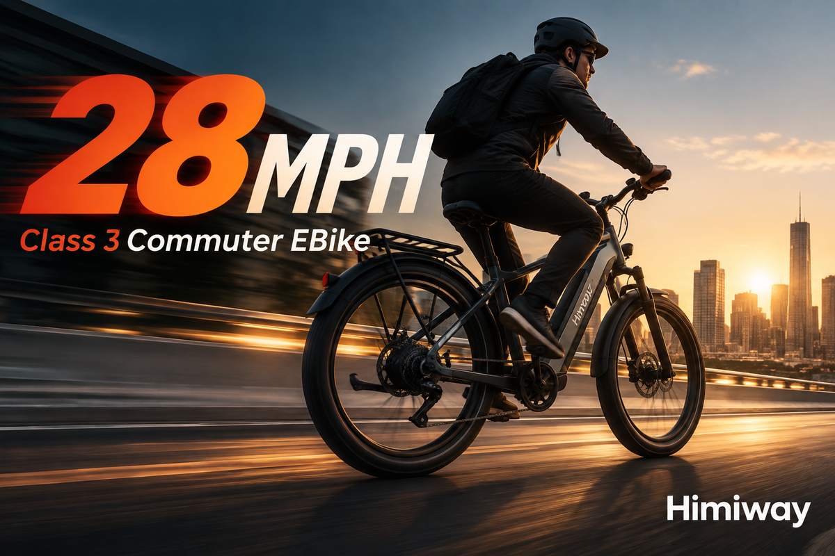 28 MPH Class 3 Commuter EBike