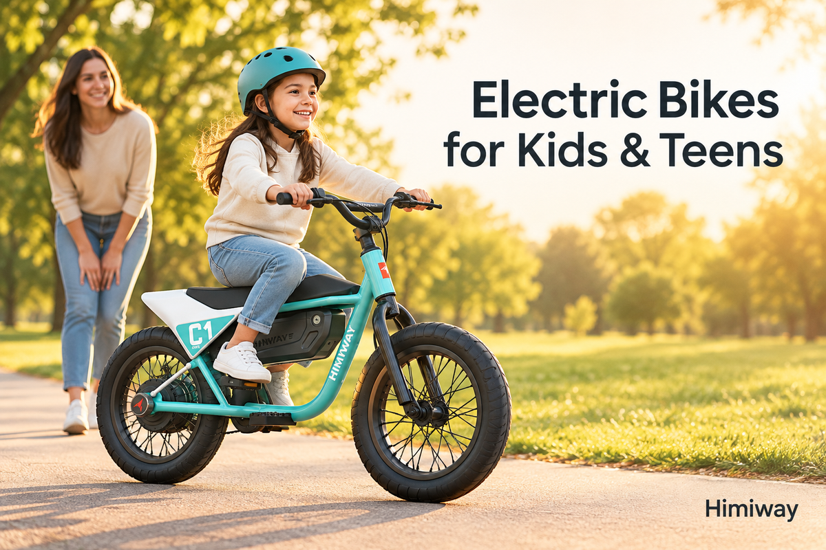 Electric Bikes for Kids and Teens featuring the Himiway C1 Kids eBike