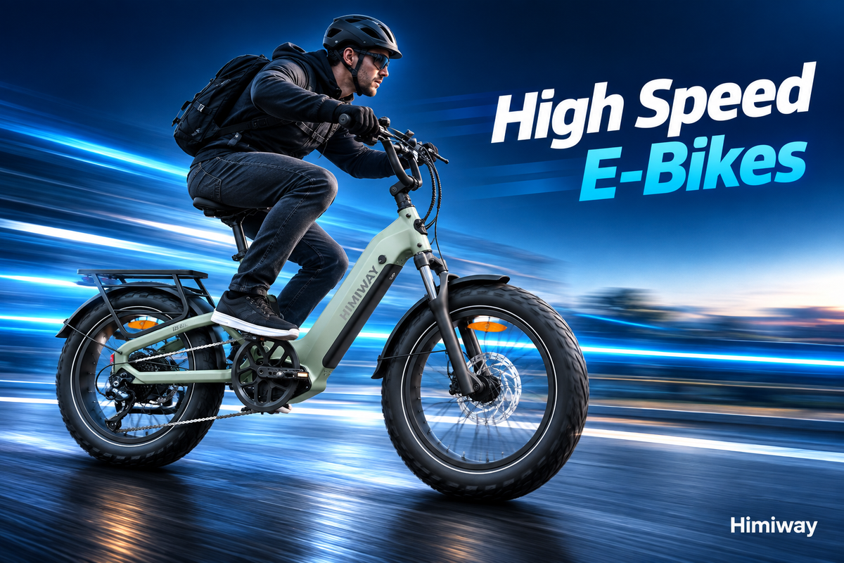 High Speed E-Bikes featuring the Himiway D5 2.0 20-inch