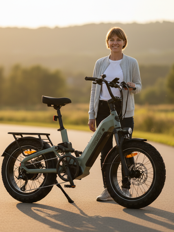 Himiway D5 2.0 20-inch electric bike for a 5 foot woman