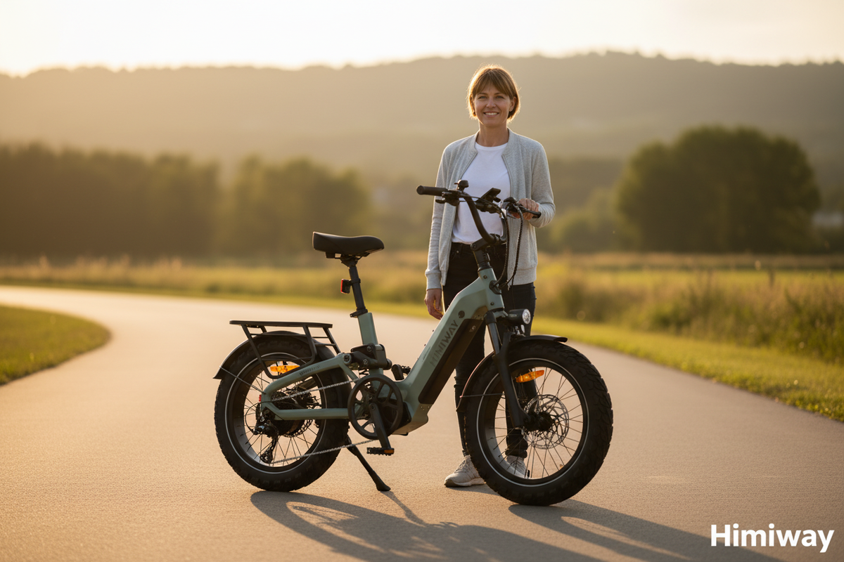 Himiway D5 2.0 20-inch electric bike for a 5 foot woman
