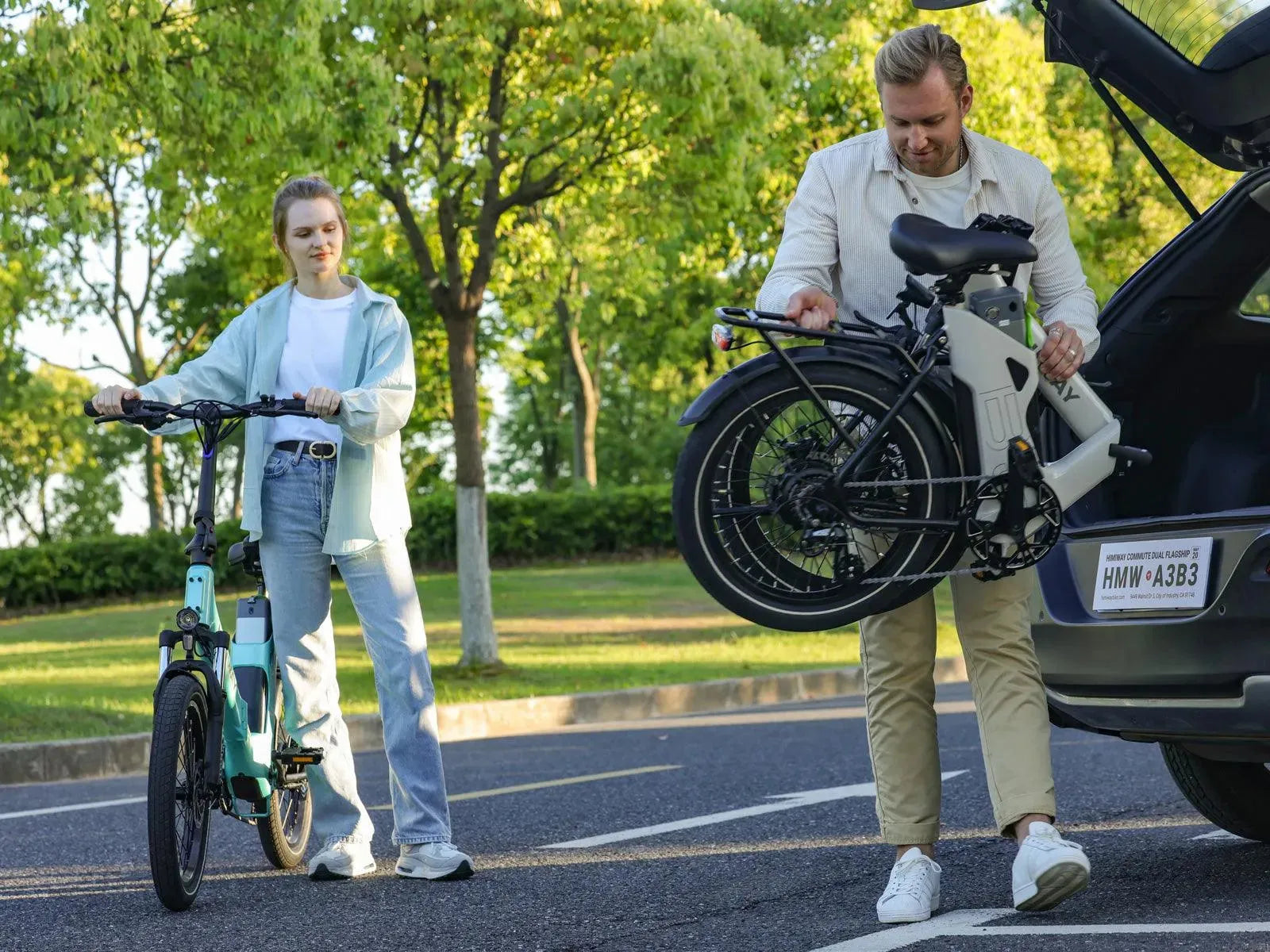 Himiway B3 / Foldable Electric Commuter Bike - HMW-B3-BK-US White Himiway B3 / Foldable Electric Commuter Bike - HMW-B3-BK-US White