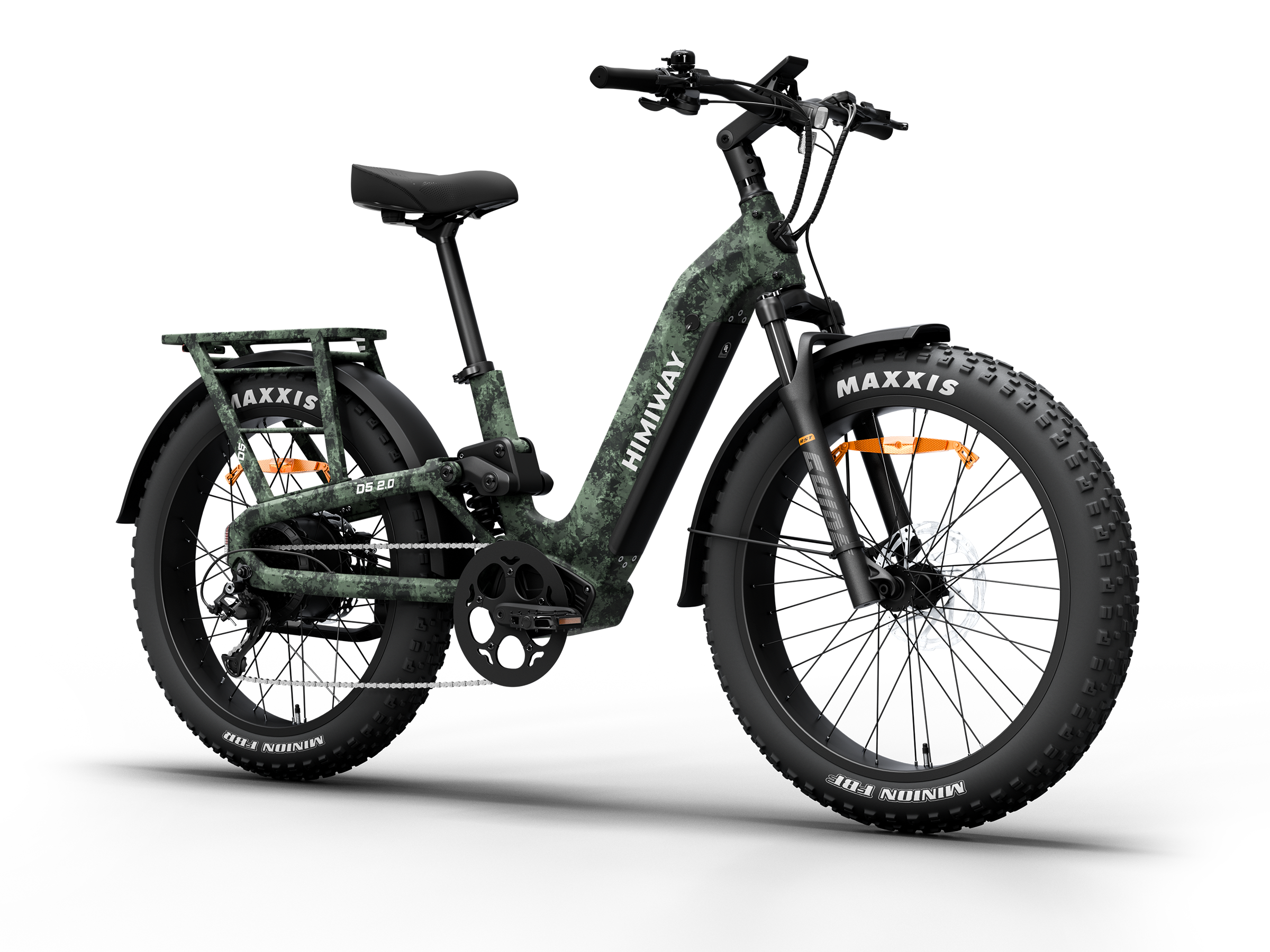 Himiway D5 2.0 Camo Electric Hunting Bike – Right 45 Degree