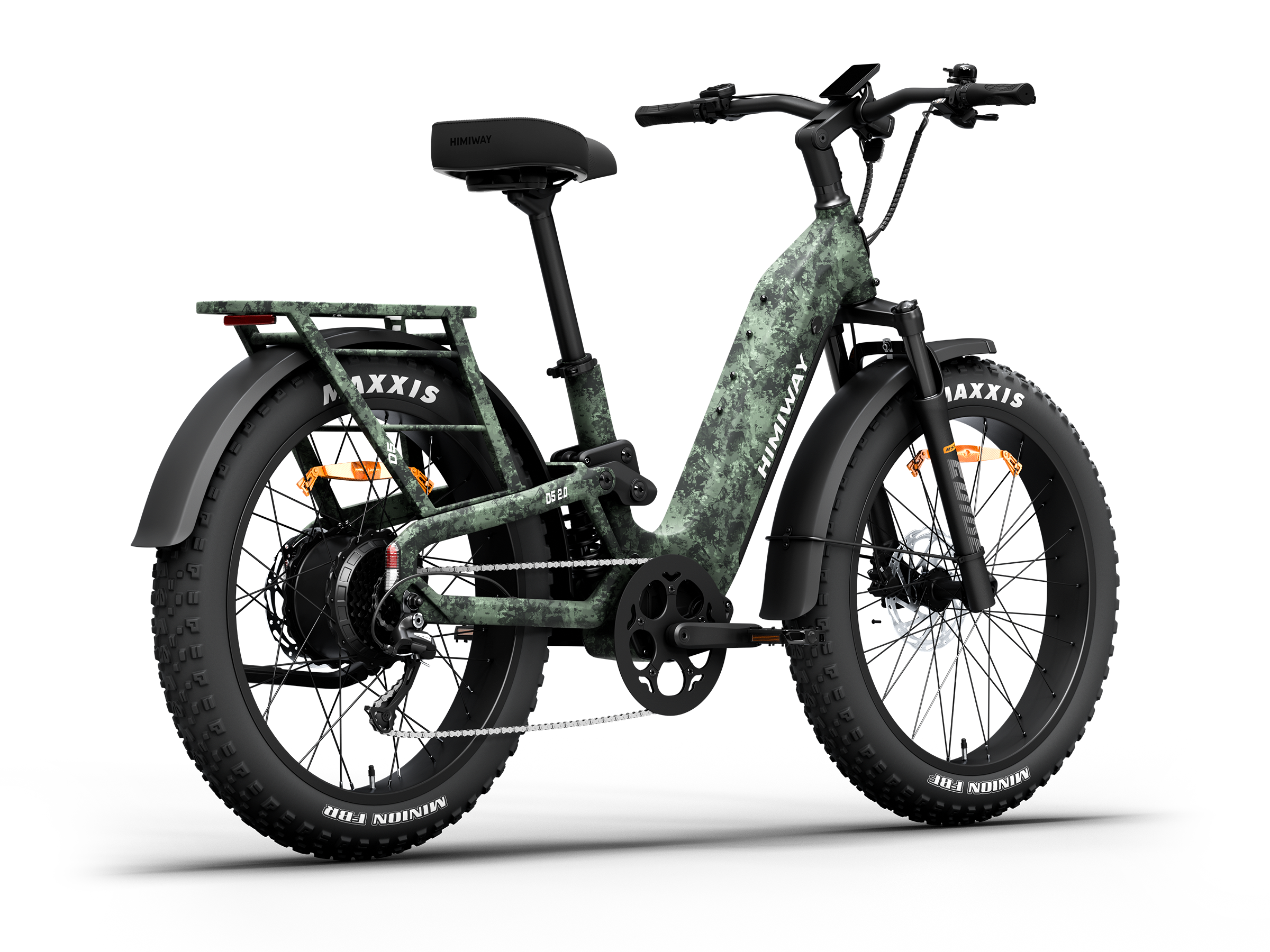Himiway D5 2.0 Camo Electric Hunting Bike – Rear View