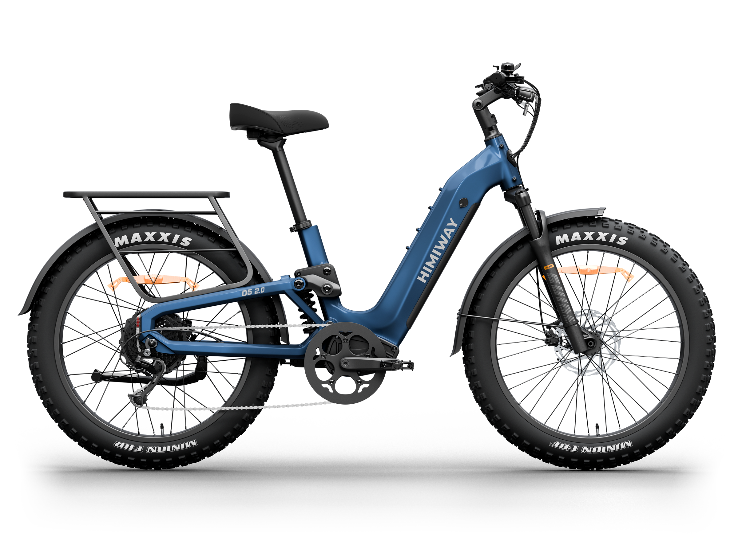 Himiway D5 2.0 ST eBike Midnight Blue – Front View  