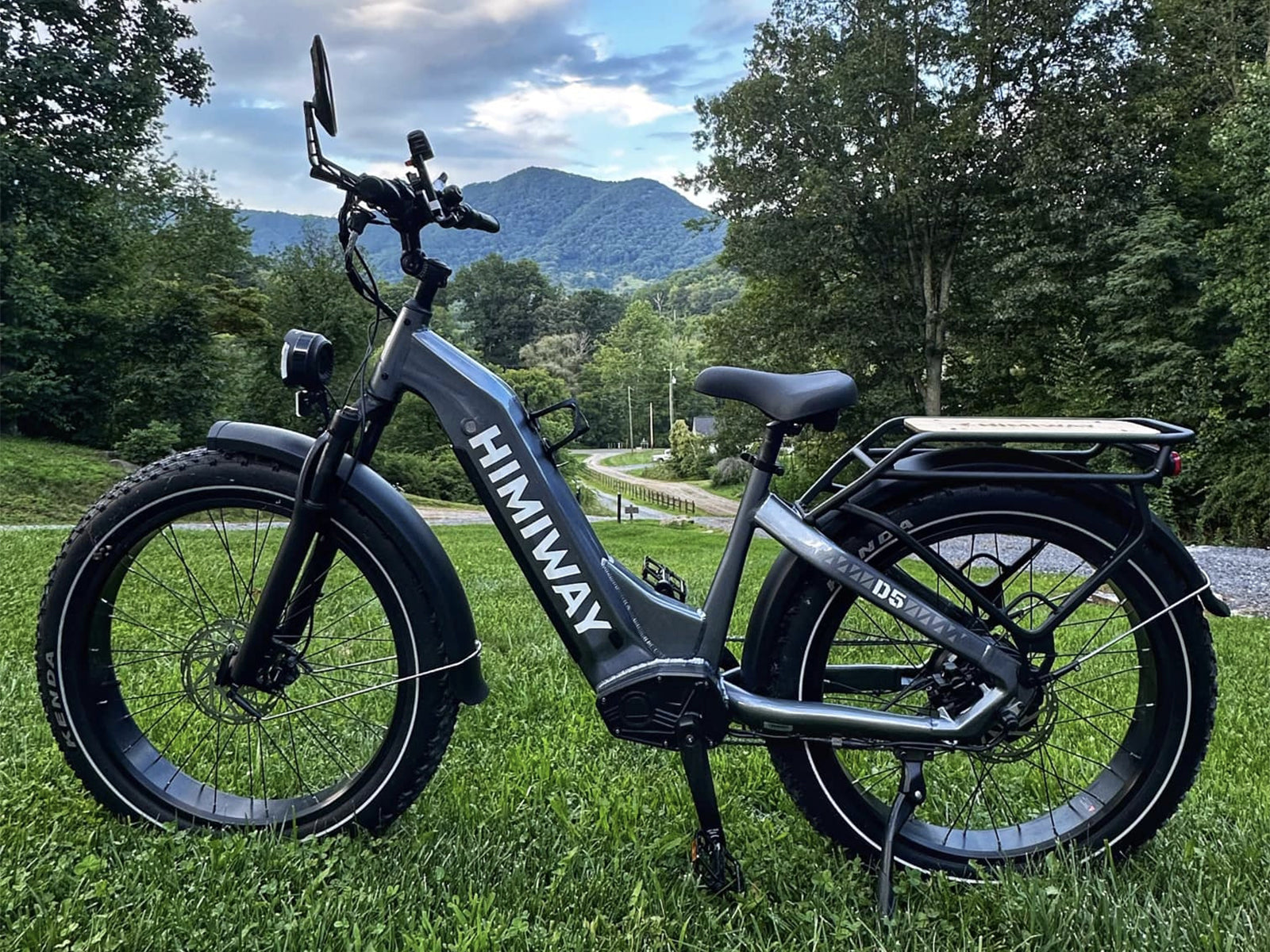 zebra electric bicycle Himiway - Step Through 80 mi range Himiway Zebra | All Terrain