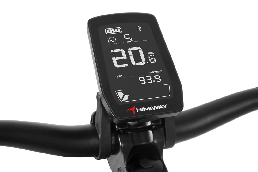 LCD Display With USB Charging -Himiway eBike