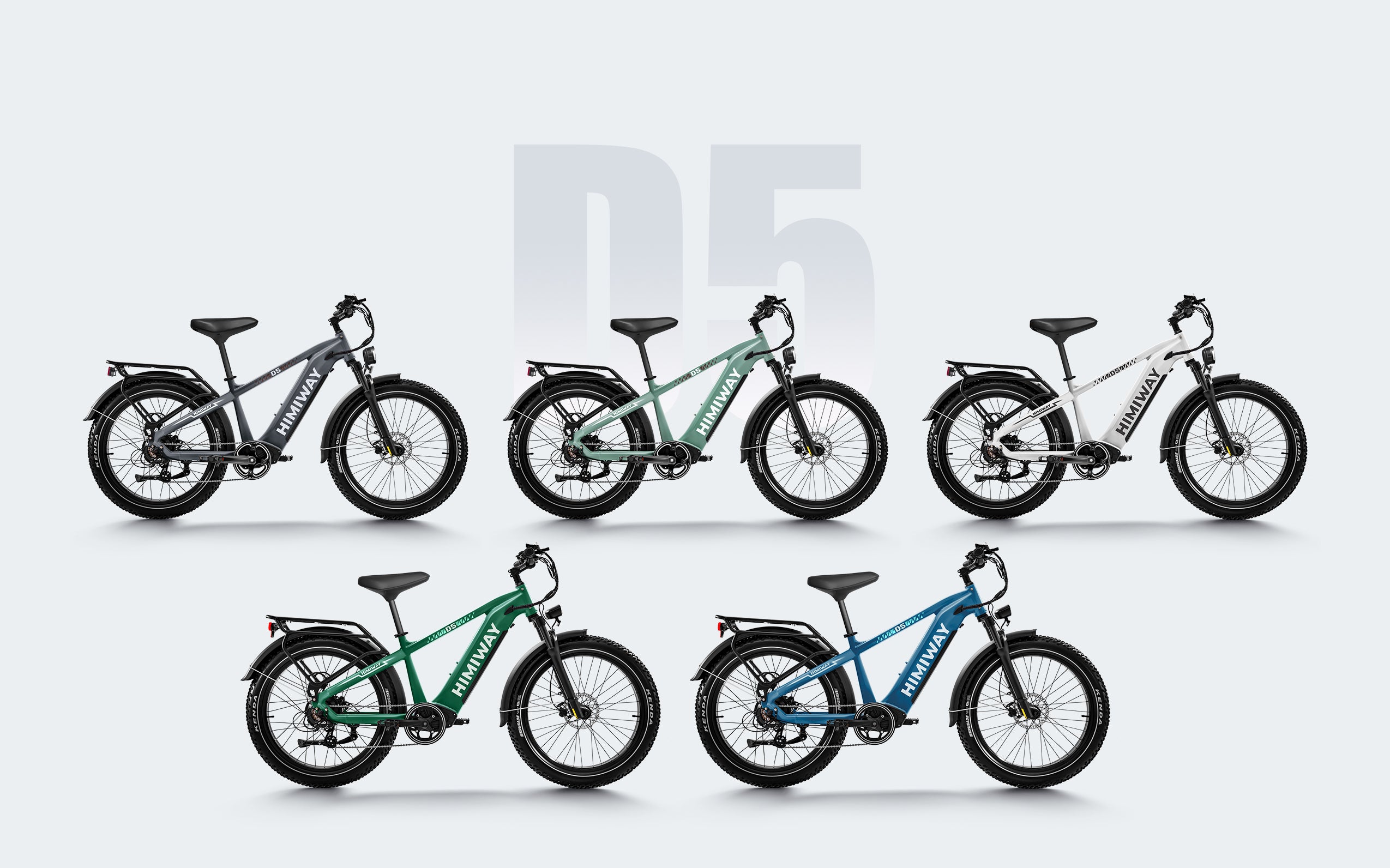 Premium All-terrain Electric Fat Bike Zebra/D5