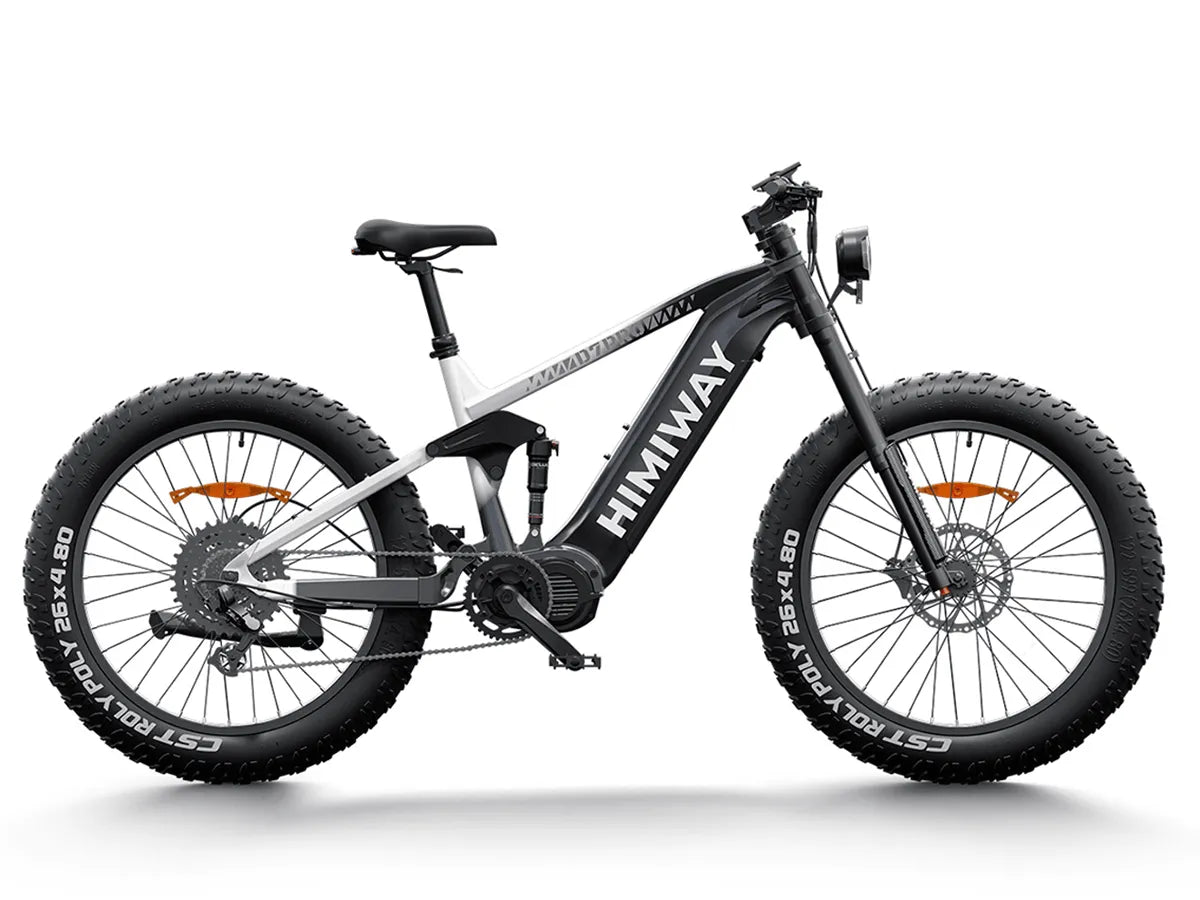 Himiway D7 Pro Mountain eBike, Black & White Gradient