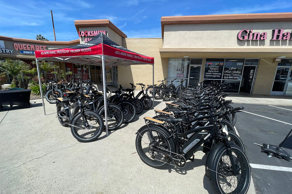 Free test ride service at Himiway bike dealers