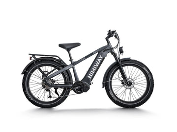 Himiway D5 Pro terrain electric bike crushing rocky mountain trail