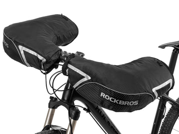 ROCKBROS Winter Handlebar Mittens - Extreme Cold Weather MTB Fat Bike Pogies