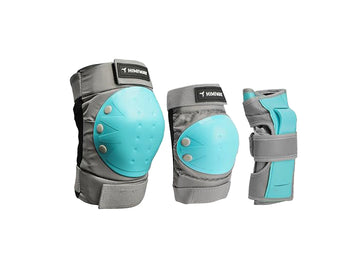 Grey(2*Knee pads;2*elbow pads;2*palm pads)