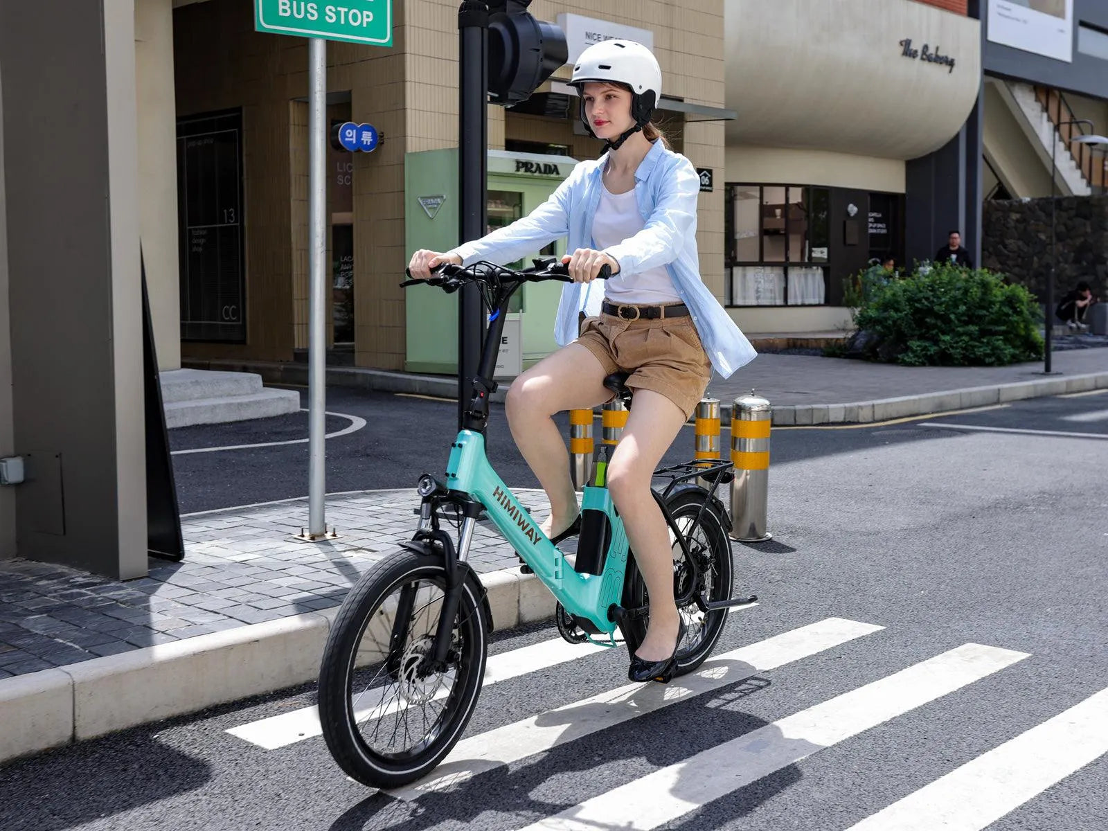 Himiway B3 Folding Electric Commuter bike| 70-Mile Range