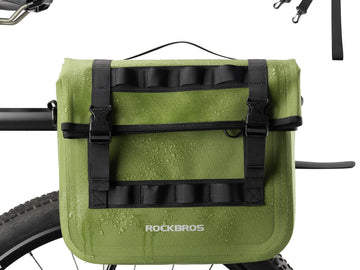ROCKBROS Bike Panniers 15L Waterproof Bike Rack Bag for Cycling Commuting