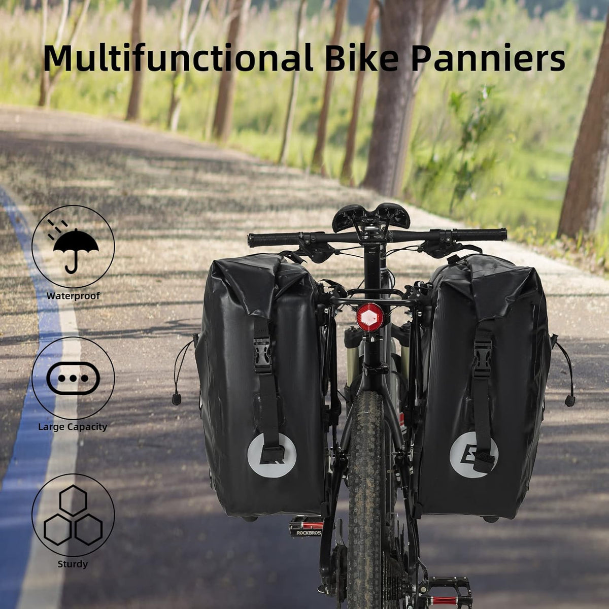 Bike Pannier Waterproof for Rear Rack