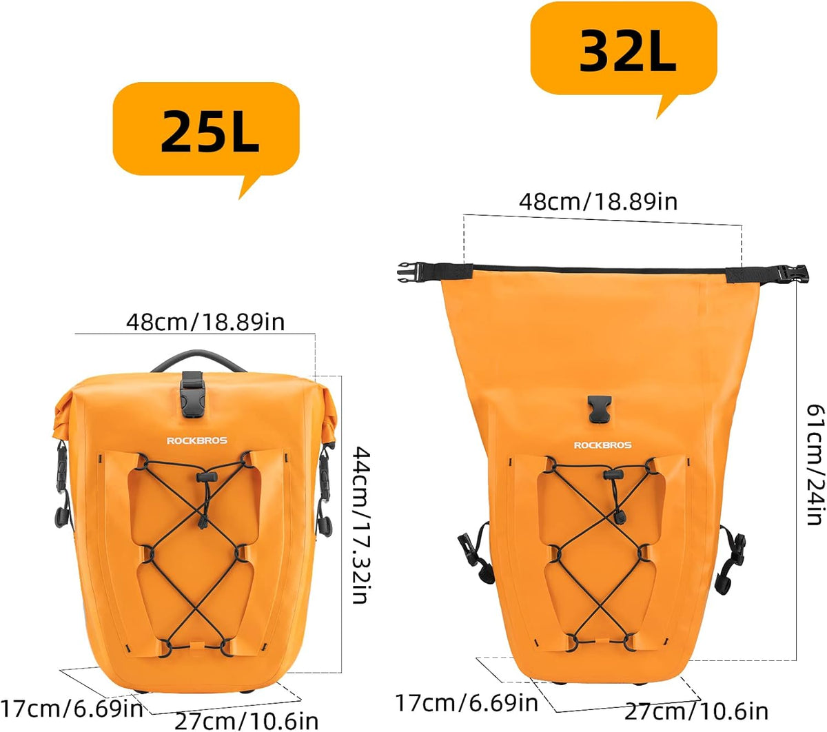 Bike Pannier Waterproof for Rear Rack