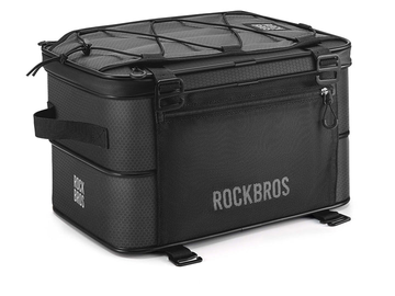 ROCKBROS Road to Sky Foldable Trunk Bag – 16.8L Expandable Bike Rack Bag
