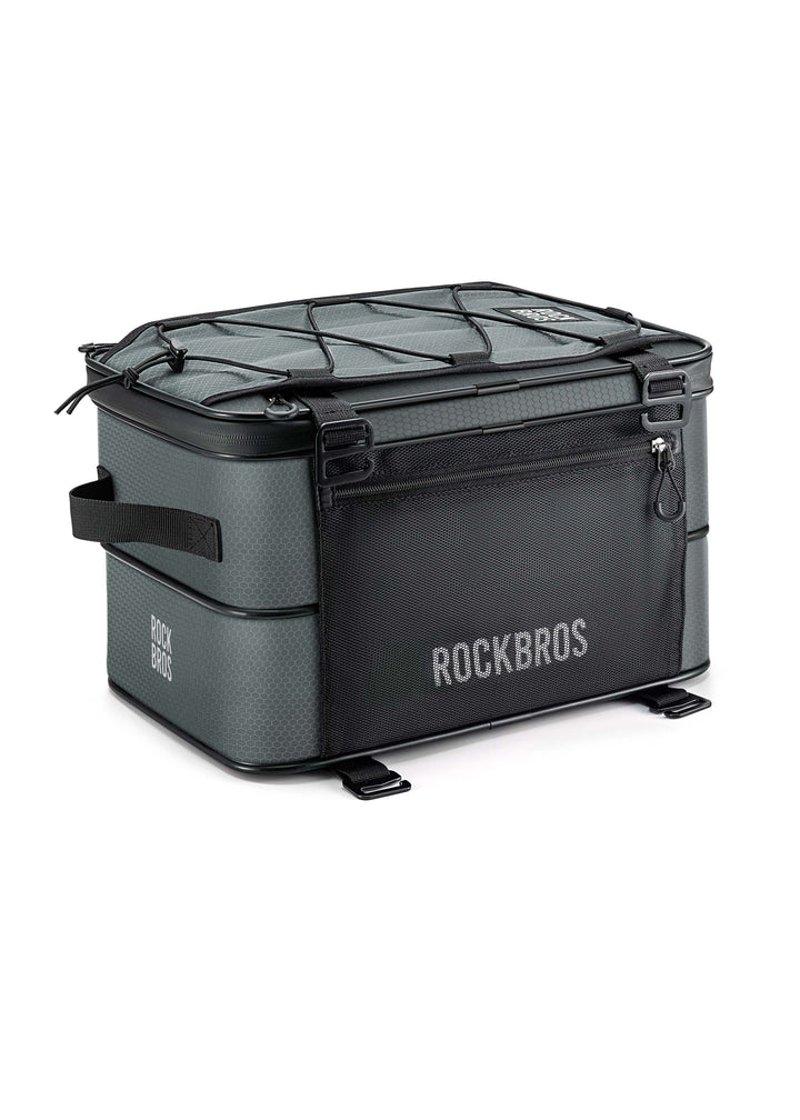 ROCKBROS Road to Sky Foldable Trunk Bag – 16.8L Expandable Bike Rack Bag