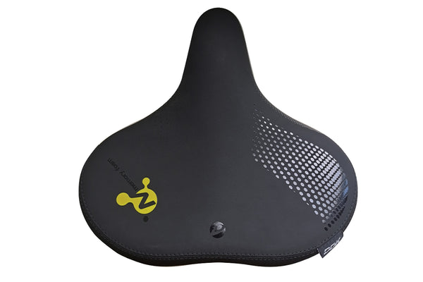 Waterproof Comfortable Exercise Bike Seat Cushion Wide Bicycle Seat Men  Women US